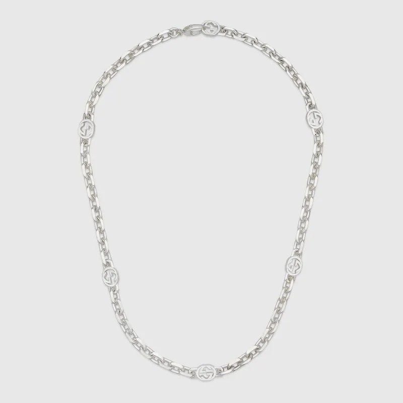 Gucci Double G Interlocking G Chain Necklace