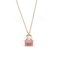 Amulettes Constance Pink Diamonds Pendant Necklace