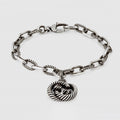 Gucci Double G Striped Pendant Bracelet