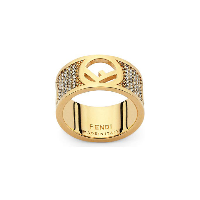 Fendi Is Wide Ring - 18K Gold