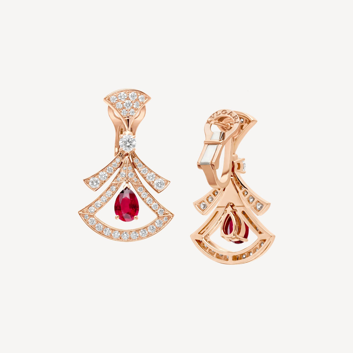 Bvlgari Dream Openwork Earrings - 18K Rose Gold