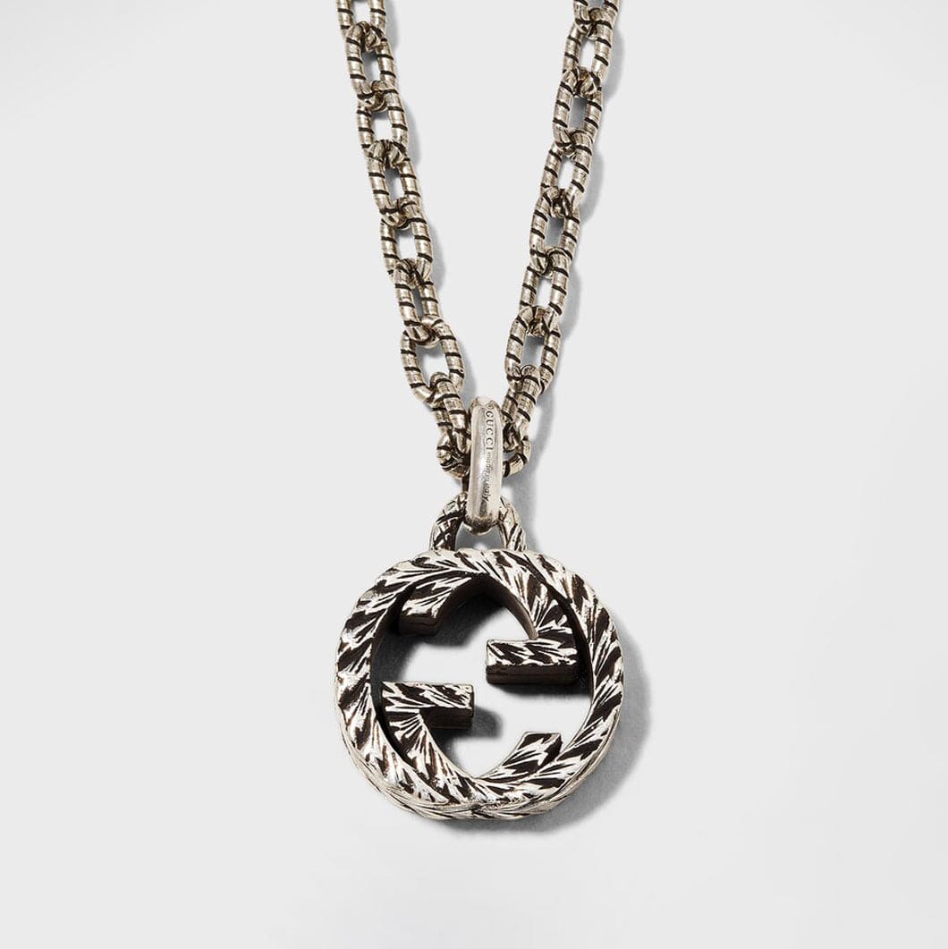Gucci Double G Interlocking G Pendant Necklace