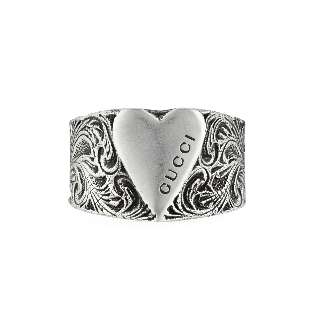 Gucci Double G Heart Ring