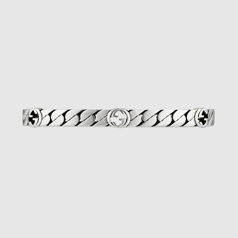 Gucci Double G Interlocking G Cuff Bracelet