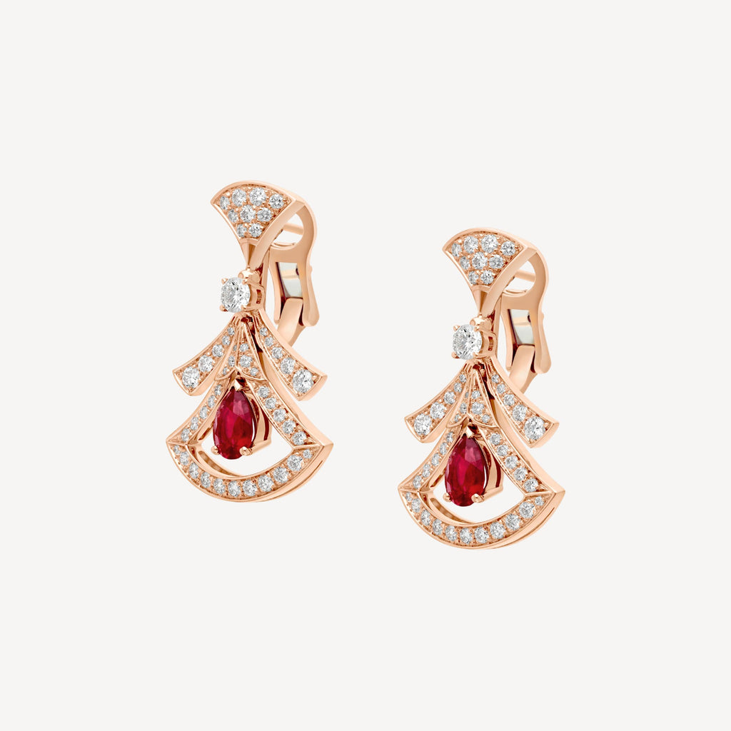 Bvlgari Dream Openwork Earrings - 18K Rose Gold