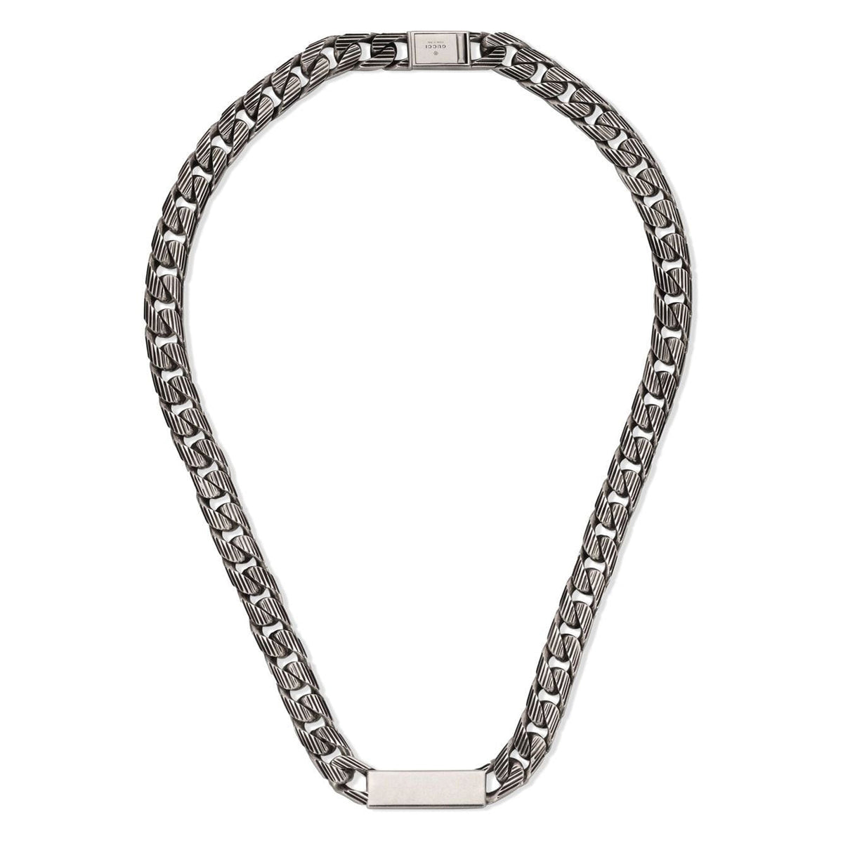 Gucci Double G Logo Enamel Chain Necklace