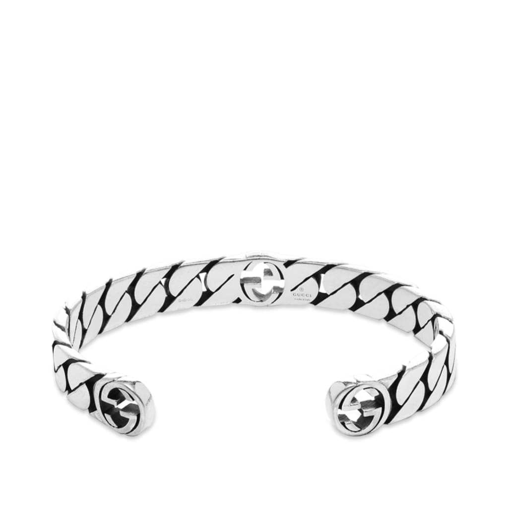 Gucci Double G Interlocking G Rigid Bracelet