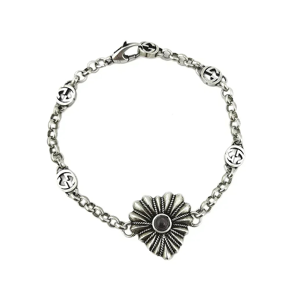 Gucci Double G Interlocking G Heart Bracelet