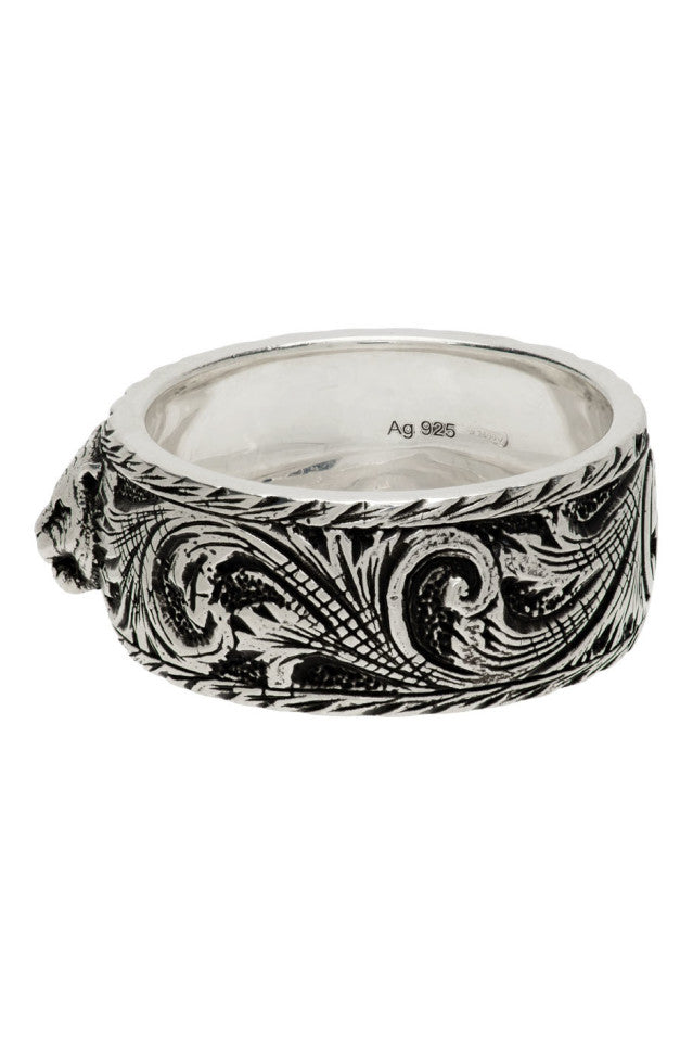 Gucci Double G Feline Head Ring