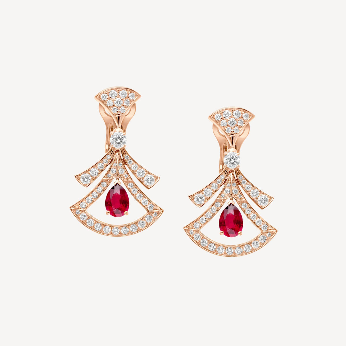 Bvlgari Dream Openwork Earrings - 18K Rose Gold