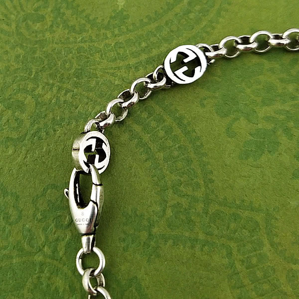 Gucci Double G Interlocking G Heart Bracelet