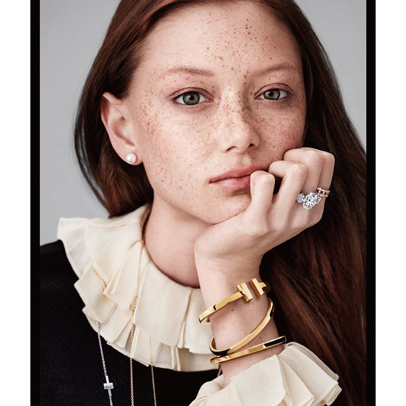 Tiffany Square Bracelet - 18K Gold