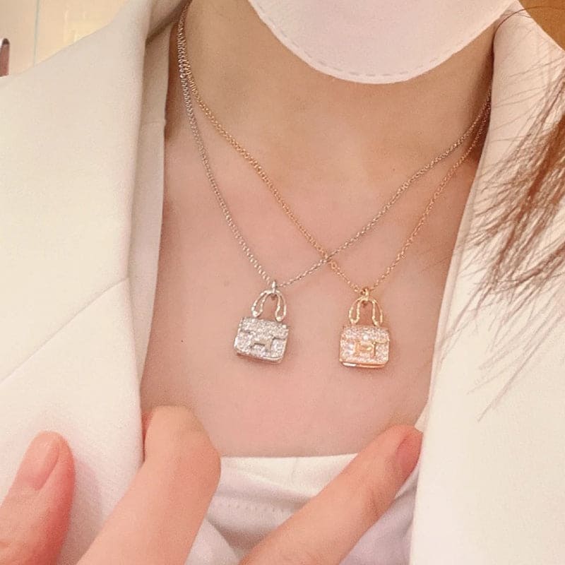 Hermes Amulettes Constance Pendant Necklace