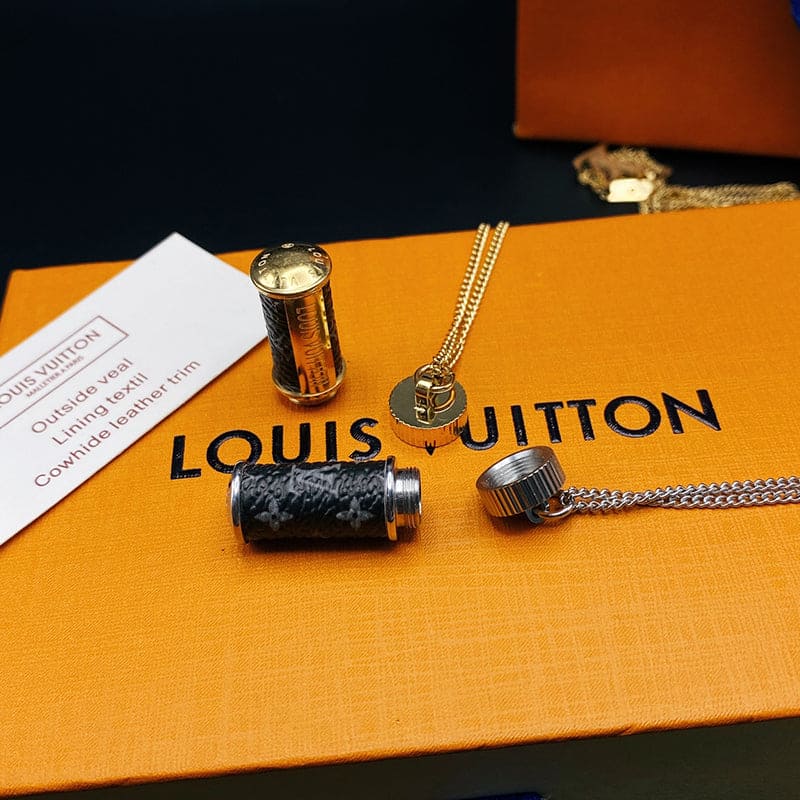Louis Vuitton Monogram Eclipse Charms Necklace