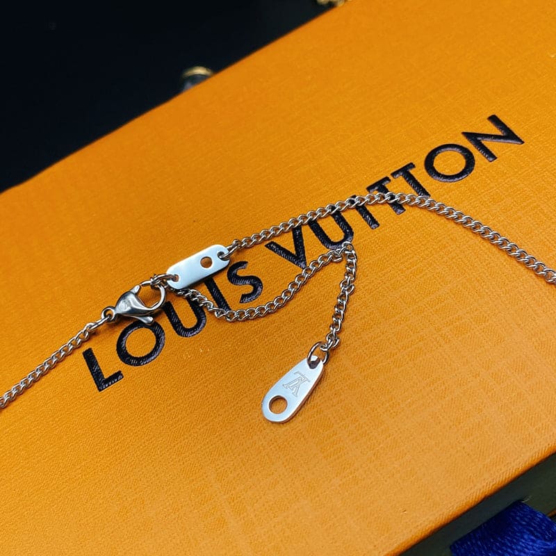 Louis Vuitton Monogram Eclipse Charms Necklace