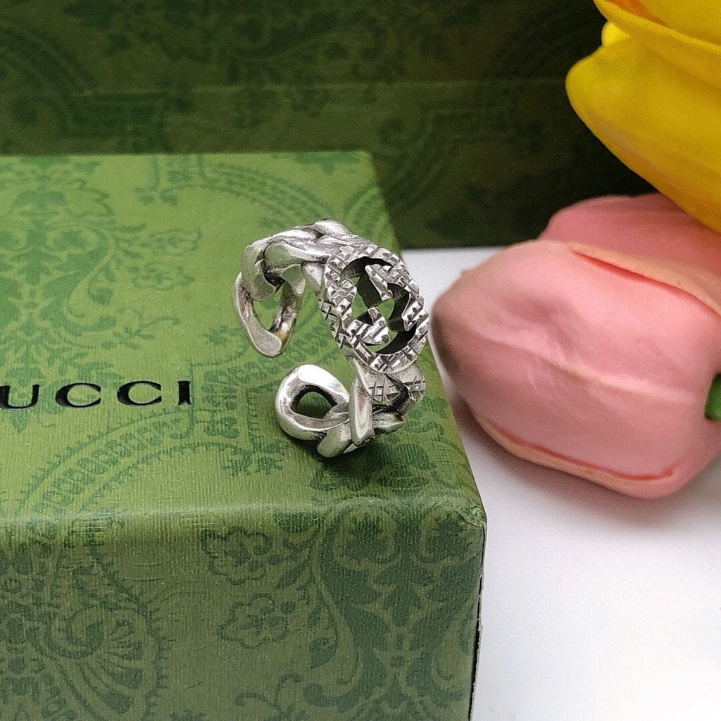 Gucci Double G Ring - 6 mm Width