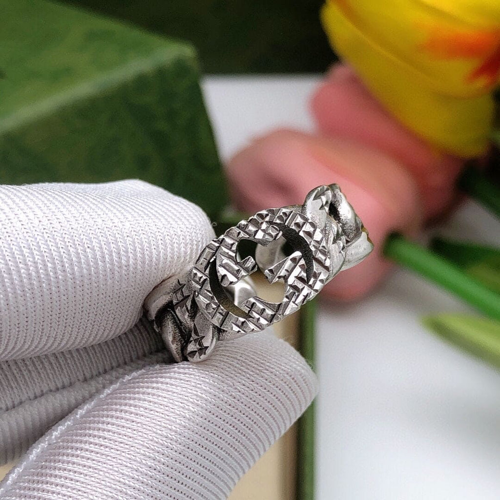 Gucci Double G Ring - 6 mm Width