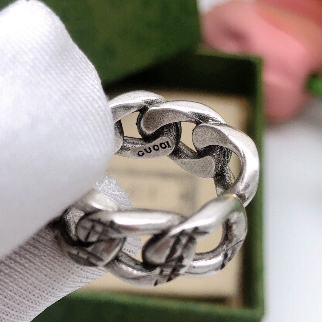 Gucci Double G Ring - 6 mm Width
