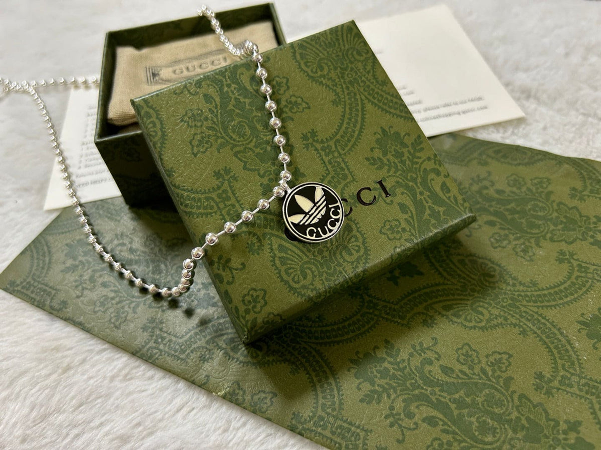 Gucci Double G x Adidas Pendant Boule Necklace