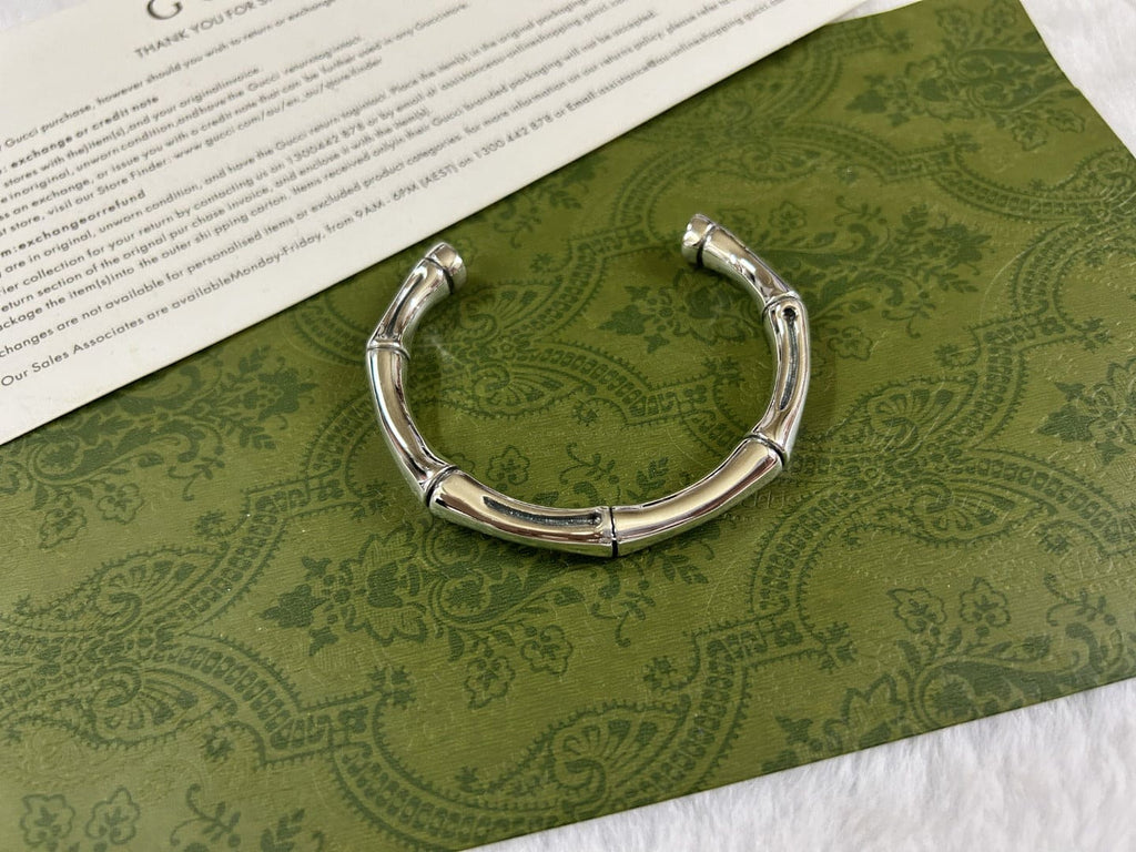 Gucci Double G Bamboo Bangle Bracelet