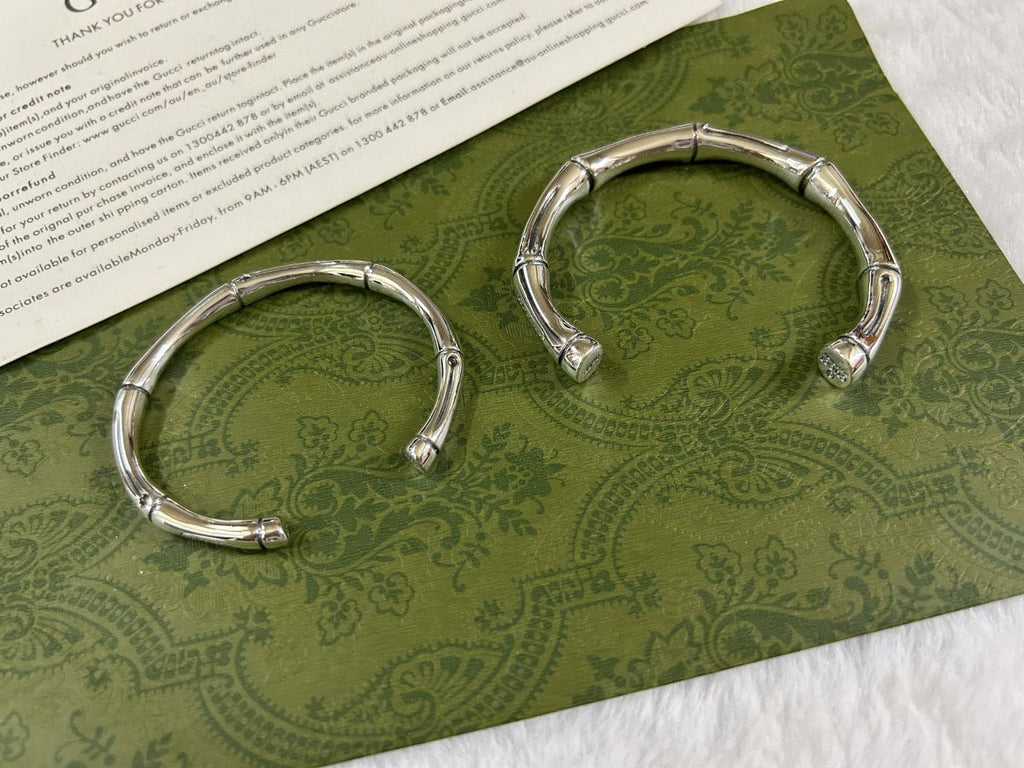 Gucci Double G Bamboo Bangle Bracelet