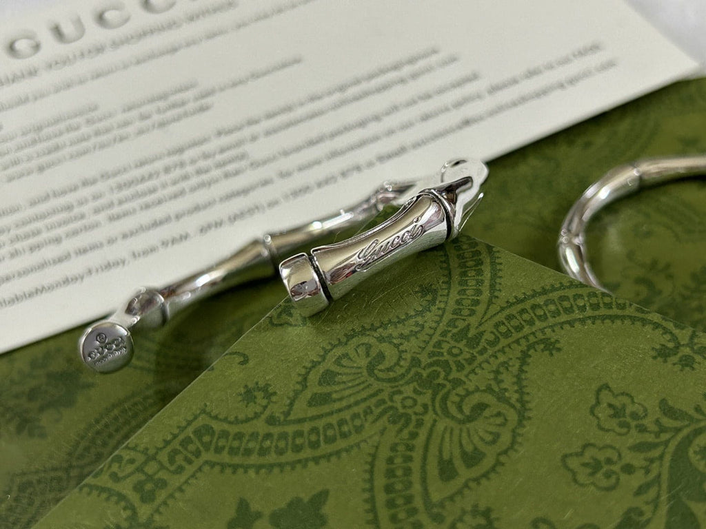 Gucci Double G Bamboo Bangle Bracelet