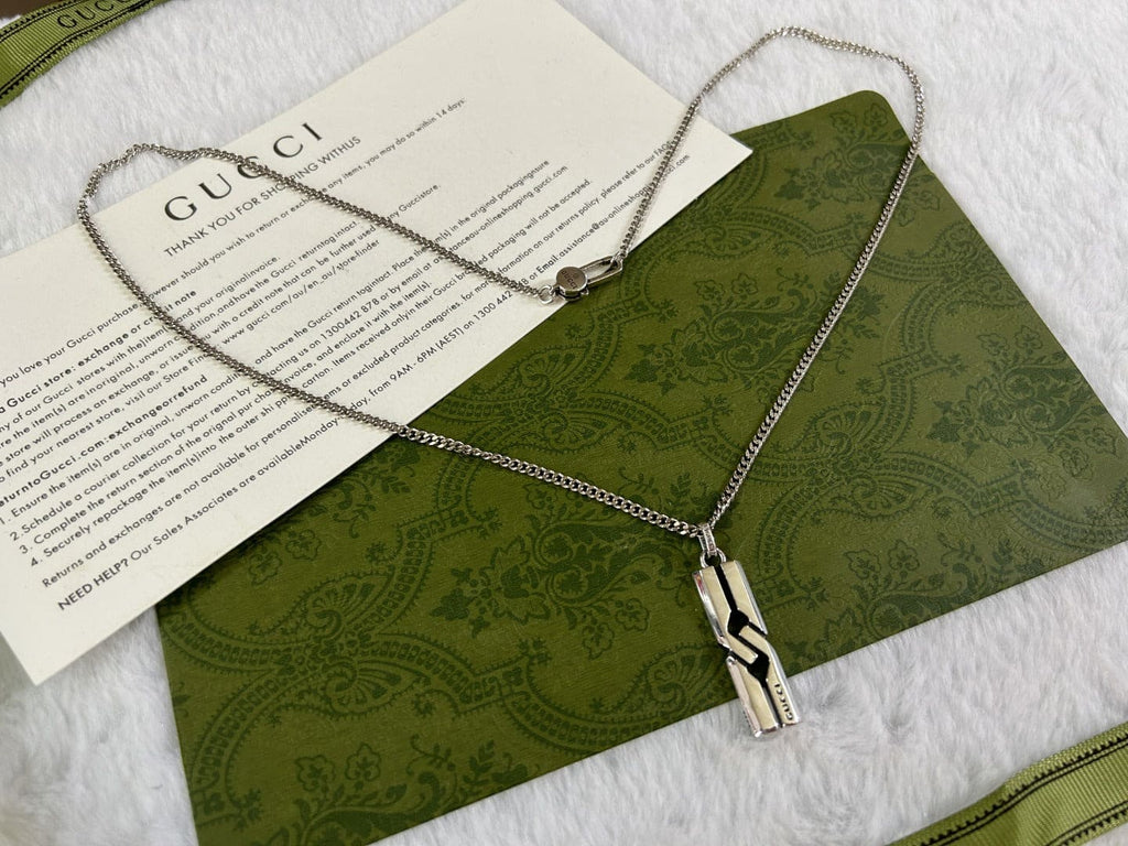 Gucci Double G Knot Pendant Necklace