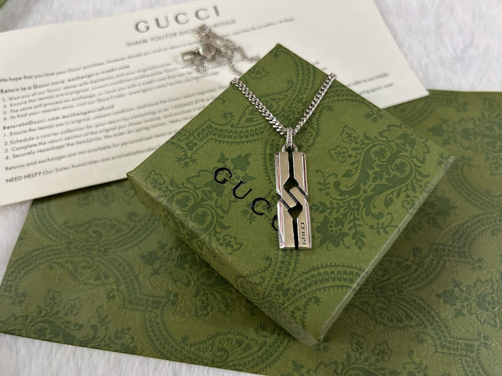 Gucci Double G Knot Pendant Necklace