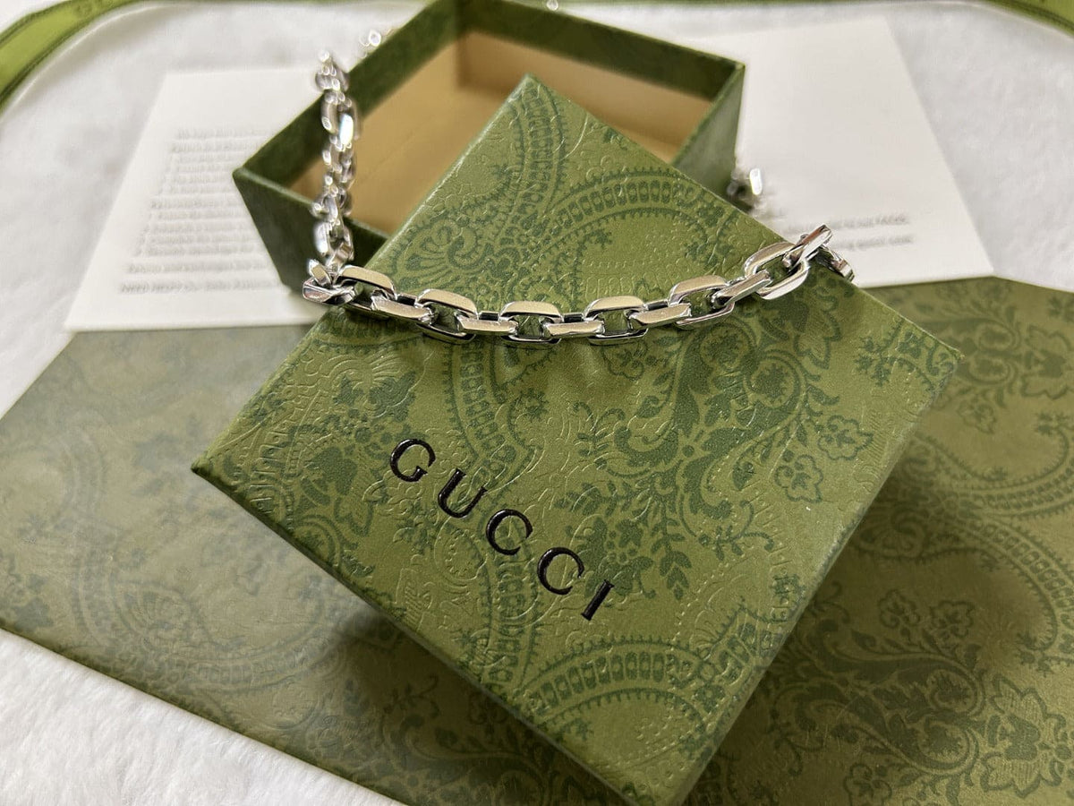 Gucci Double G Interlocking G Chain Necklace