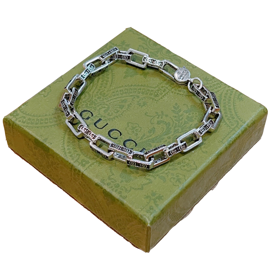 Gucci Double G Interlocking G Chain Bracelet