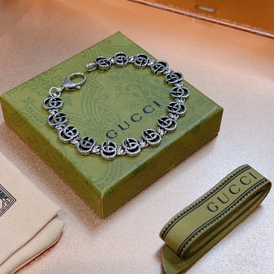 Gucci Double G Interlocking G Bracelet