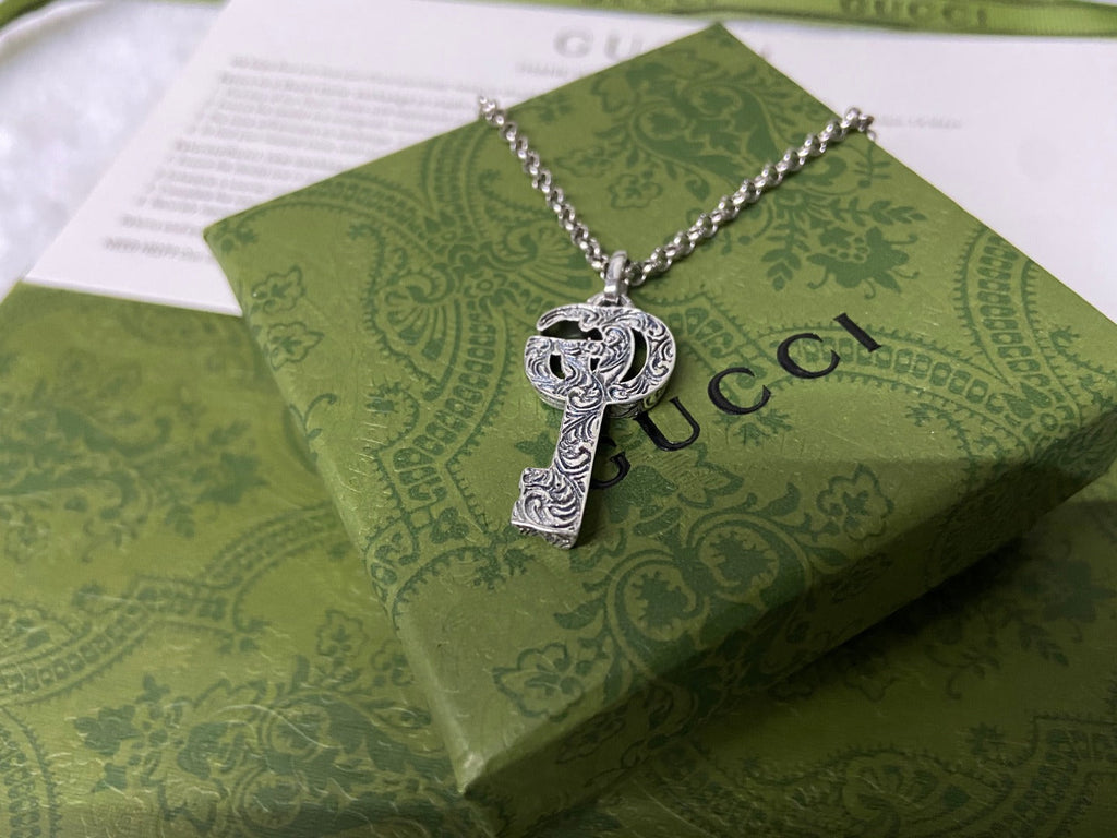 Gucci Double G Key Necklace