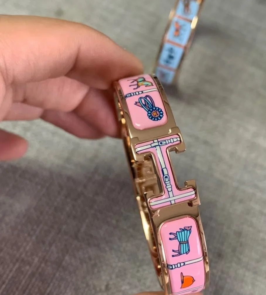 Hermes Clic H Couvertures Bracelet