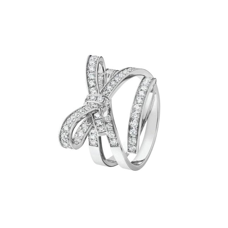 Chanel Diamonds Knot Ring - 18K White Gold