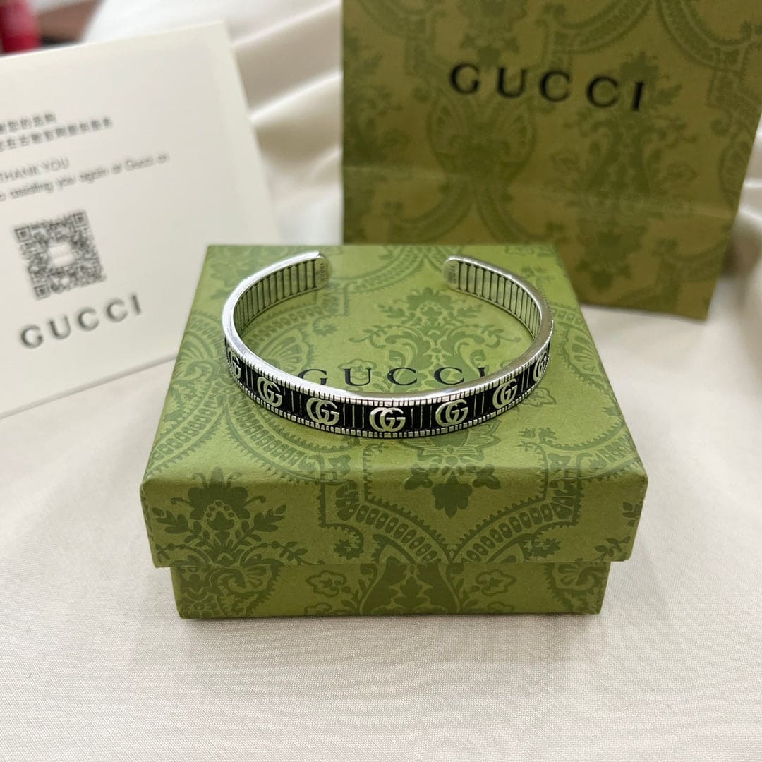 Gucci Double G Marmont Bangle Bracelet