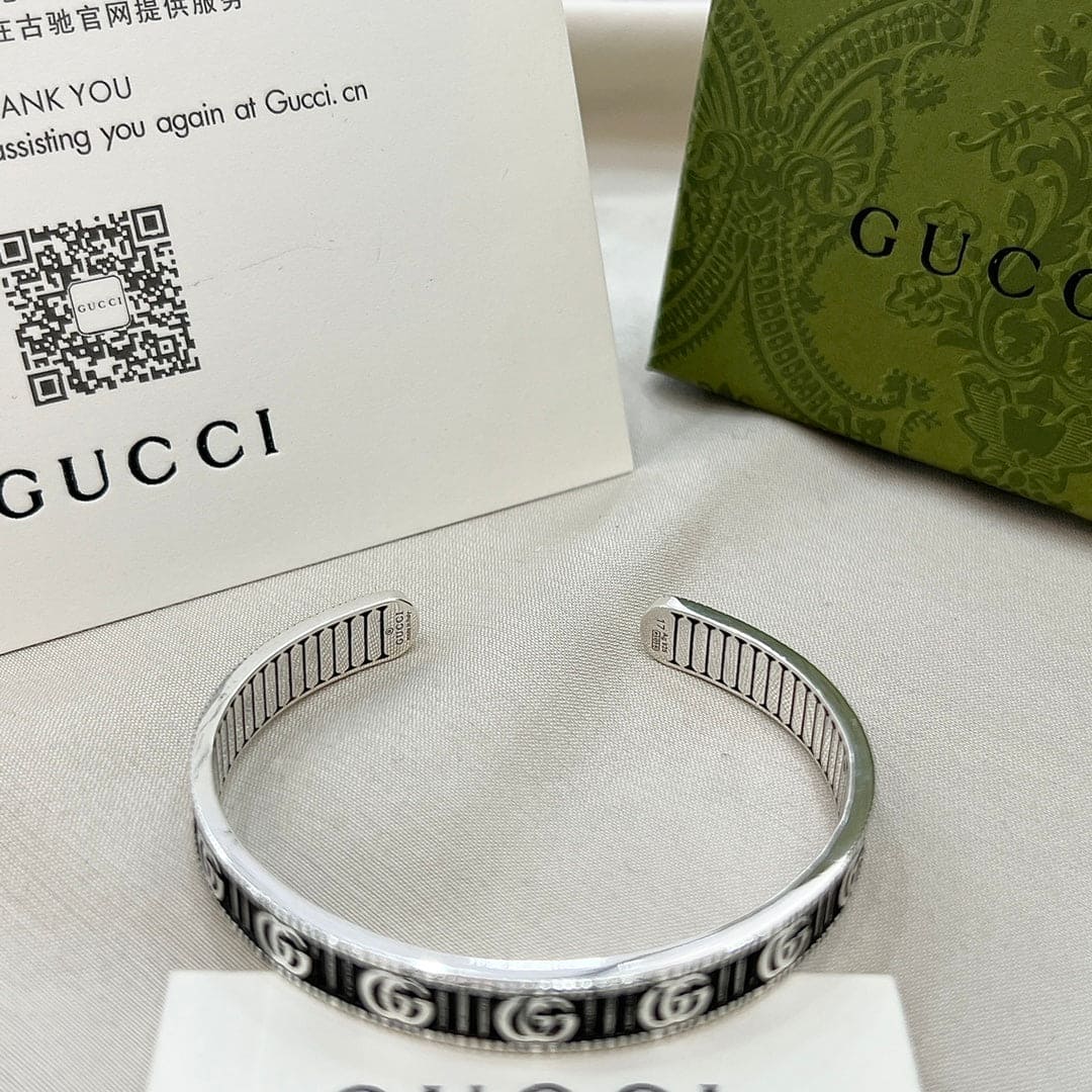 Gucci Double G Marmont Bangle Bracelet