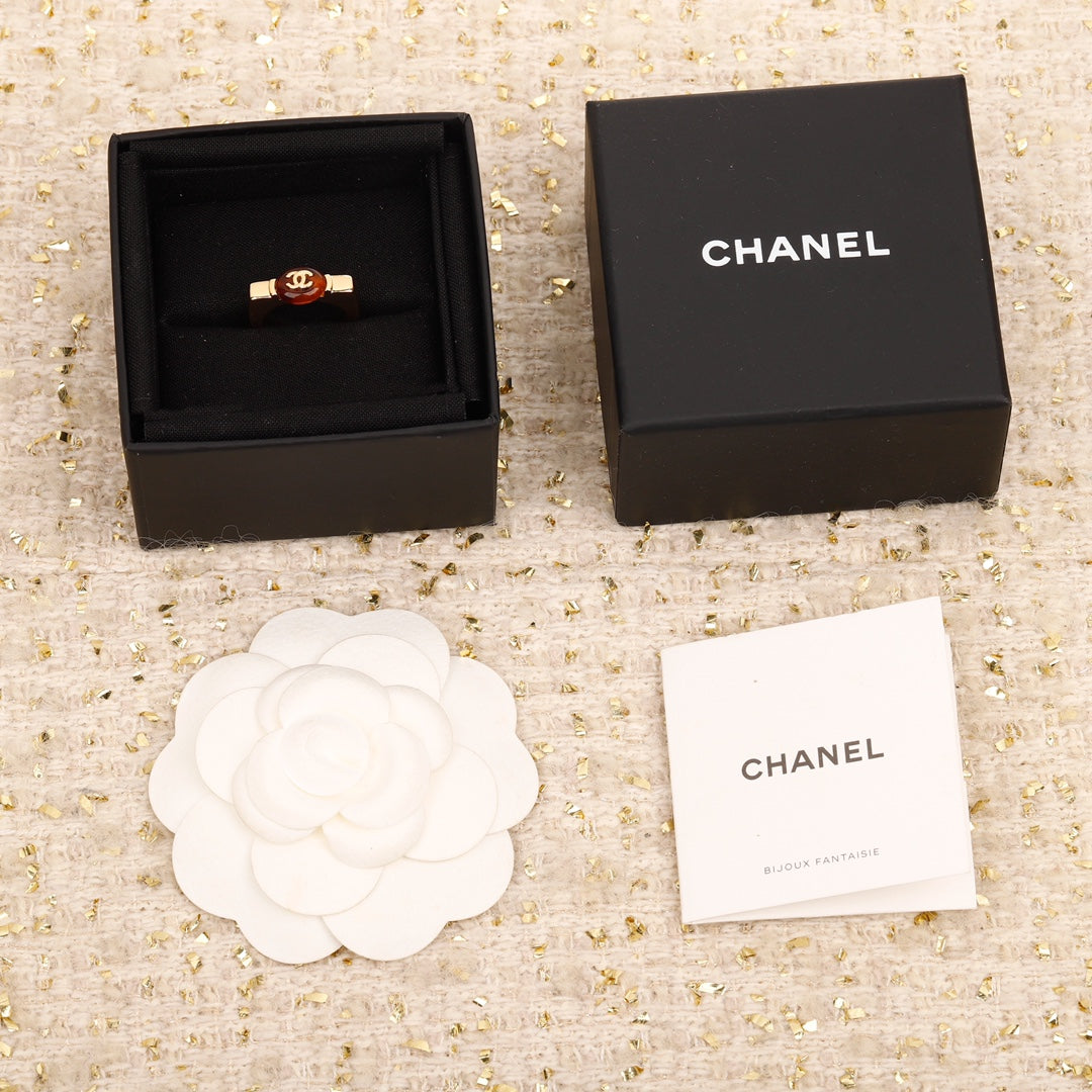 Chanel Red Ring - 18K Gold