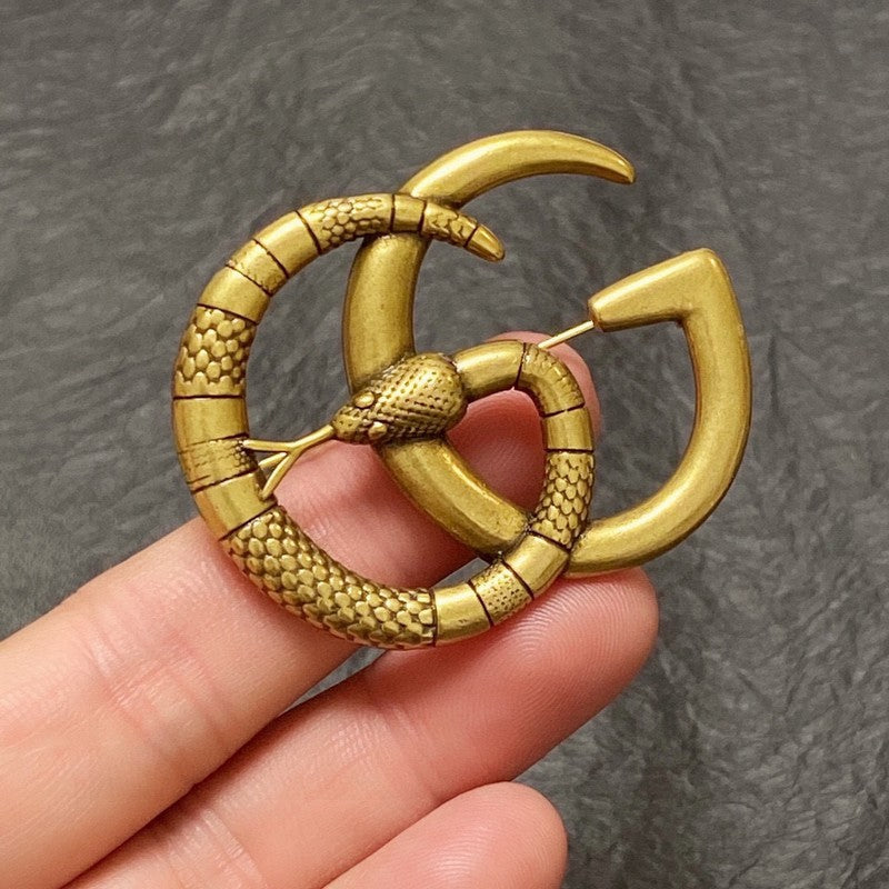 Gucci Double G Snake Brooch