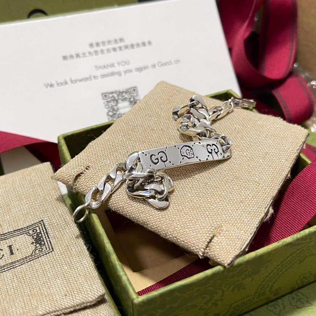 Gucci Double G Ghost Chain Bracelet