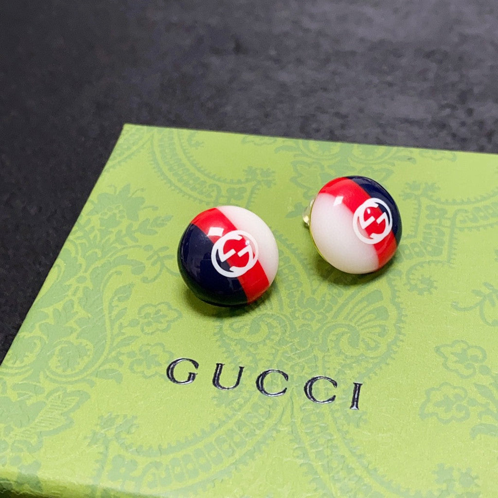 Gucci Double G Color Earrings - 18K Yellow Gold