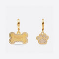 Balenciaga Diamond Earrings - 18K Yellow Gold