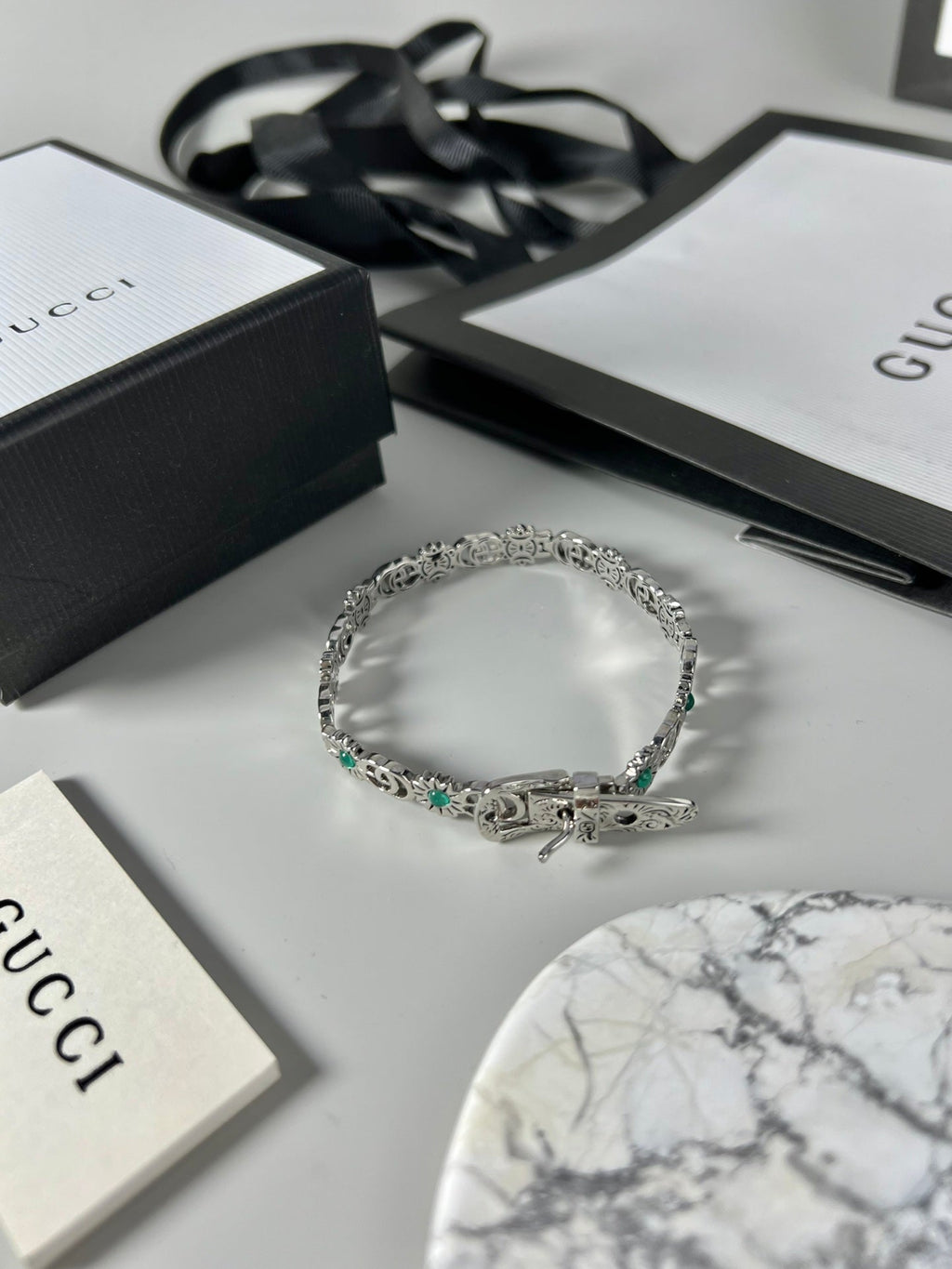 Gucci Double G Flowers Bracelet