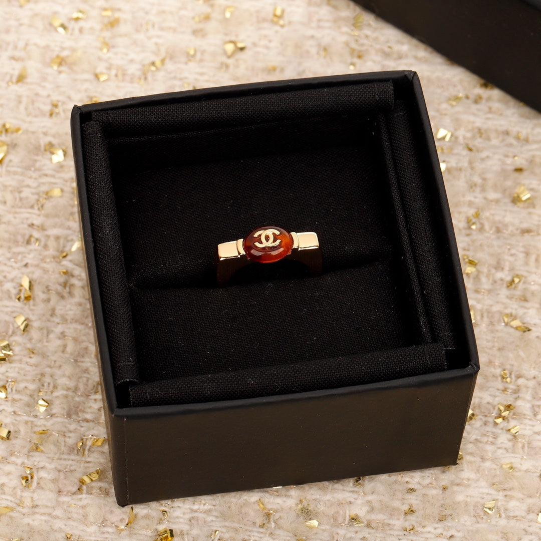 Chanel Red Ring - 18K Gold