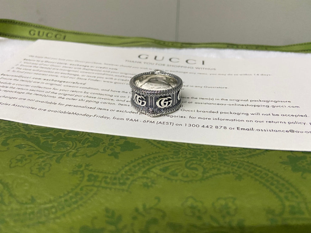 Gucci Double G Snake Ring