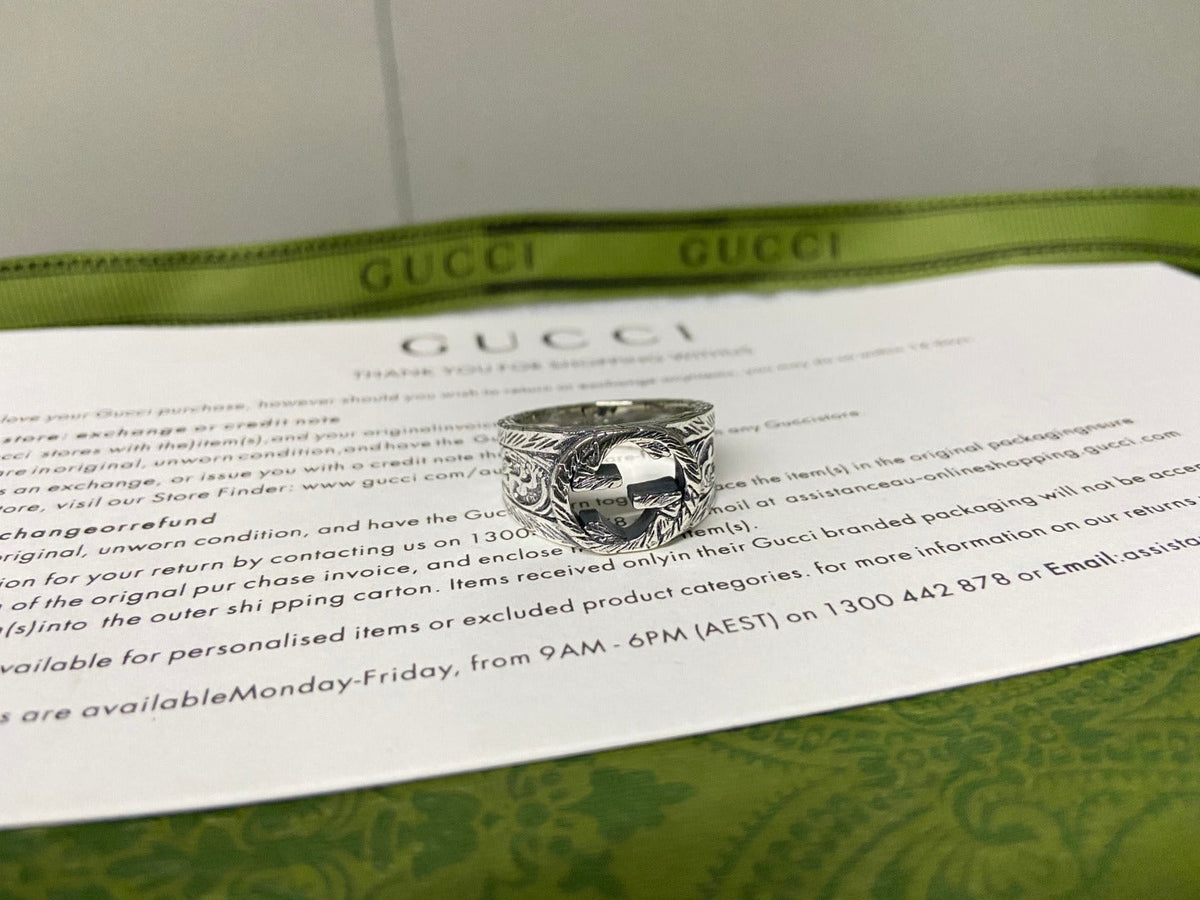 Gucci Double G Interlocking G Ring