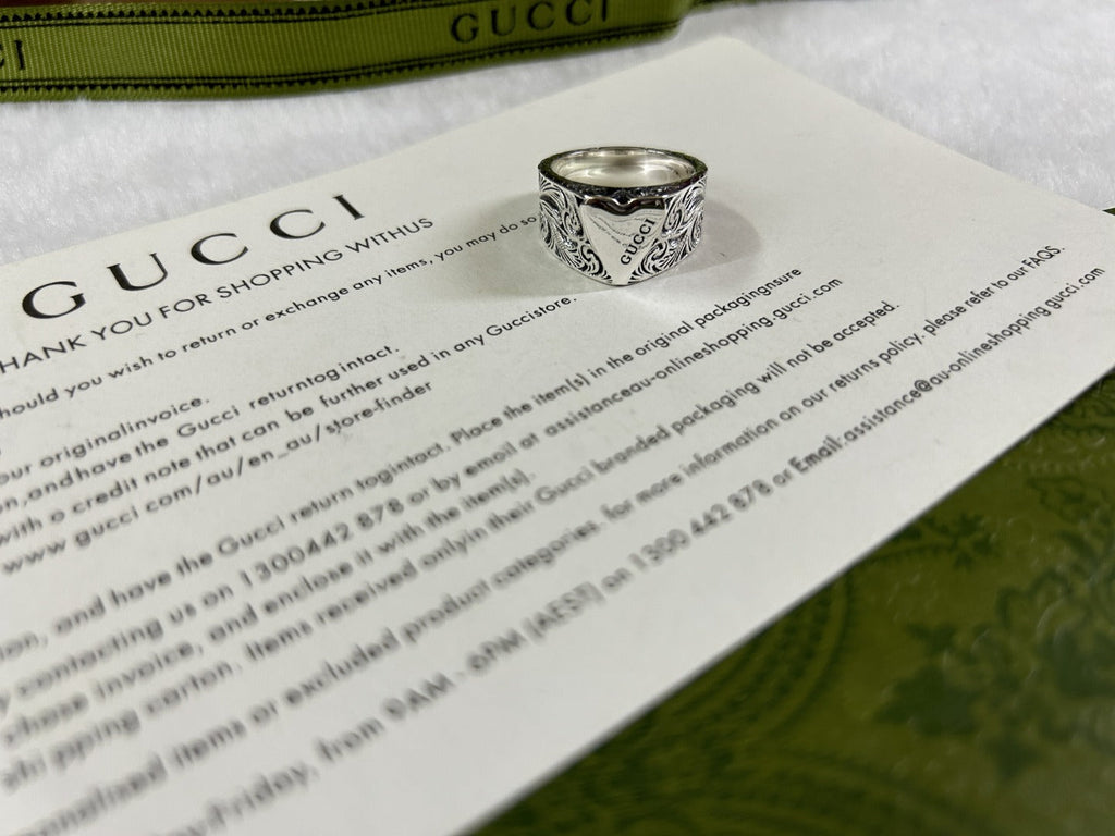Gucci Double G Heart Ring