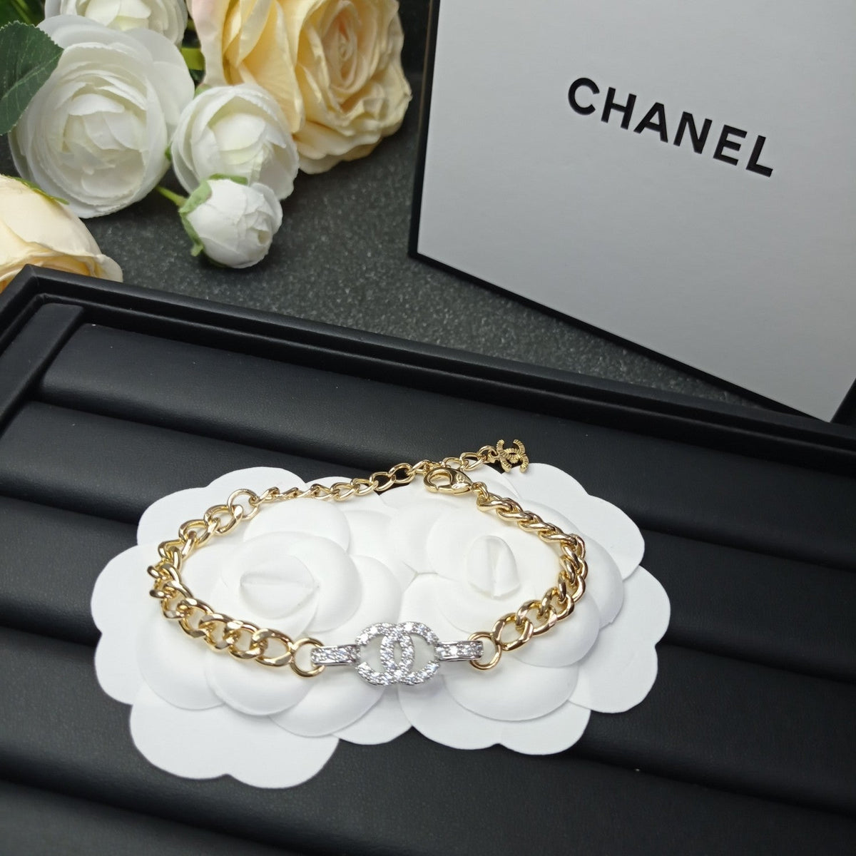 Chanel Diamond Chain Bracelet