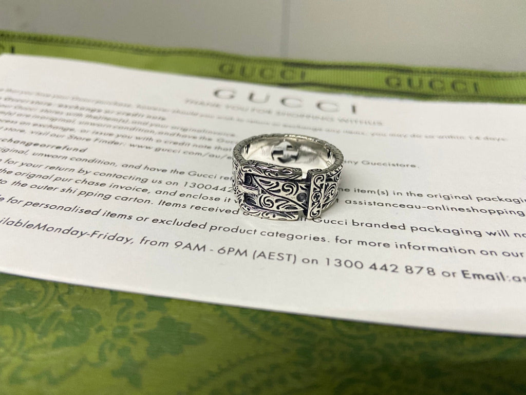 Gucci Double G Garden Gatto Ring