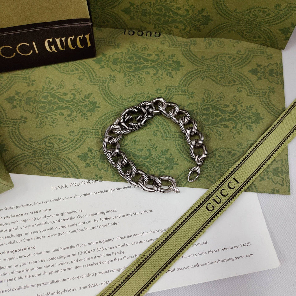 Gucci Double G Interlocking G Bracelet
