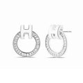 Hermes Clic H Diamond Earrings
